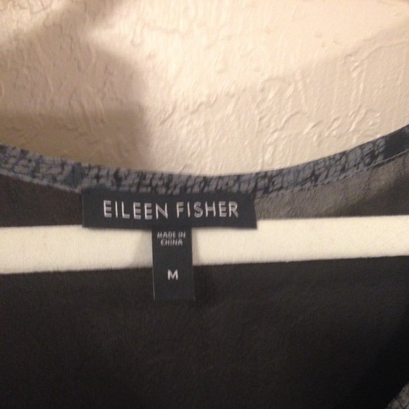 Eileen fisher silk top EUC size large - Picture 3 of 5